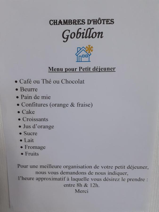 Chambres D'Hotes Gobillon 맹트농 외부 사진